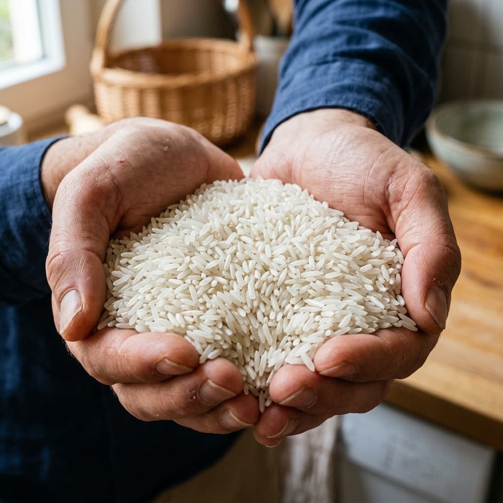 Brown Rice scattered